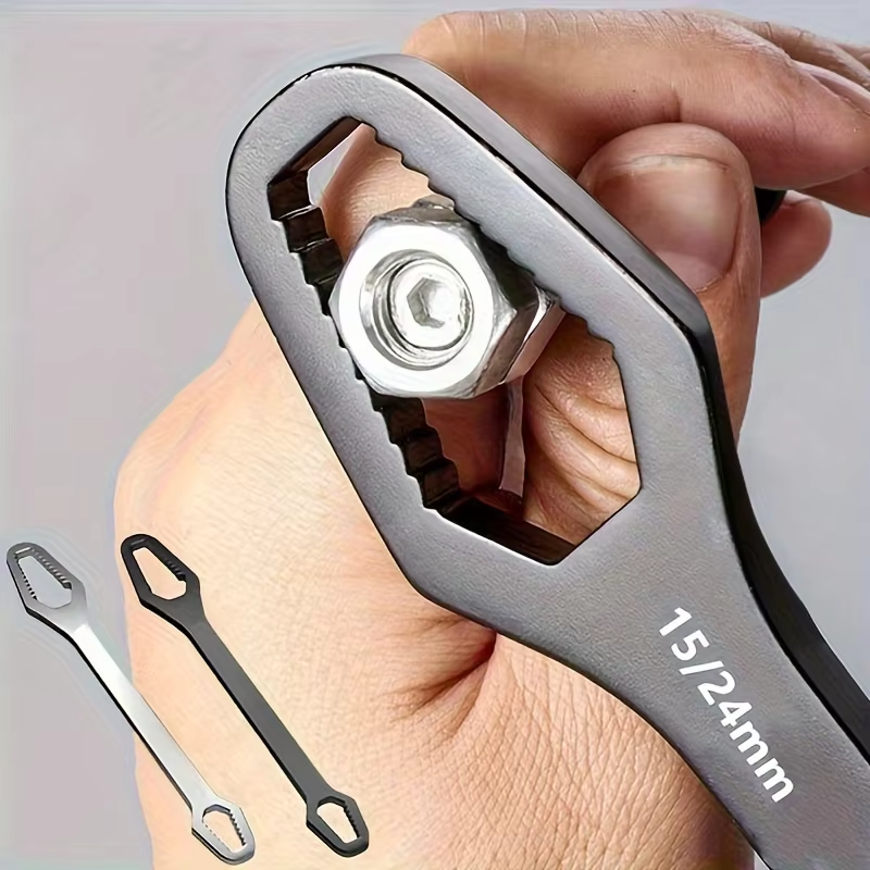 Pro Adjustable Ratchet Spanner — Self-Tightening Double-Ended Wrench (3-17mm) Stylotime