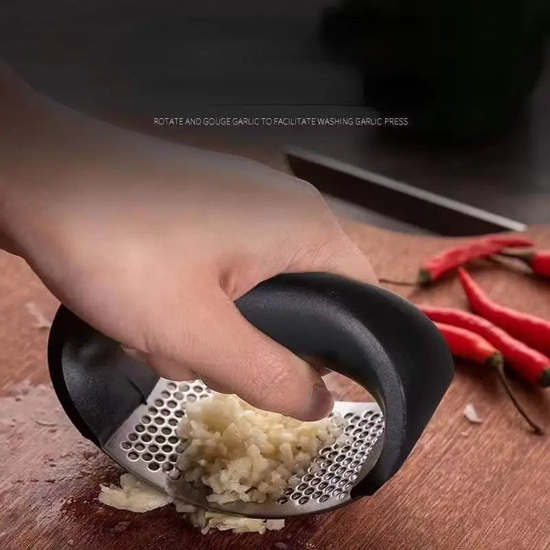 Stainless Steel Garlic Press Crusher Manual Garlic Mincer Chopping Garlic Tool Fruit Vegetable Tools Kitchen Accessories Gadget stylotime.com