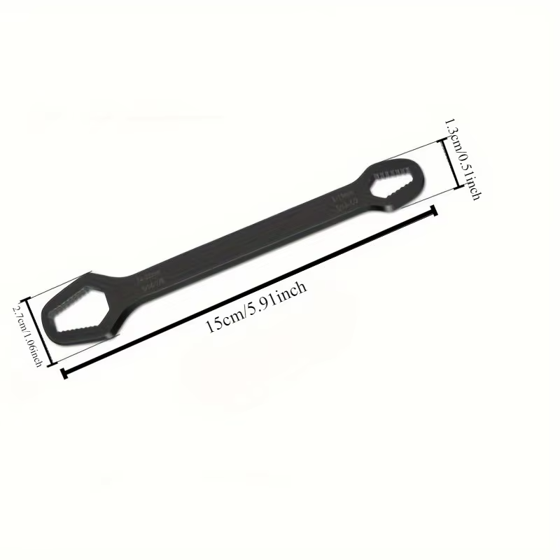 Pro Adjustable Ratchet Spanner — Self-Tightening Double-Ended Wrench (3-17mm) Stylotime