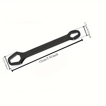 Pro Adjustable Ratchet Spanner — Self-Tightening Double-Ended Wrench (3-17mm) Stylotime