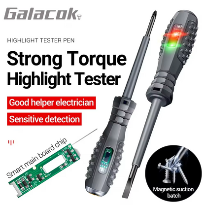 Pro Voltage Tester Screwdriver — Non-Contact AC Induction Test Pen 70-600V Stylotime