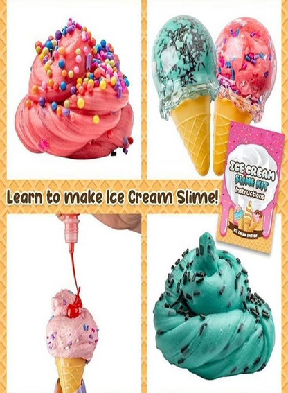 Ice Cream Slime Kit for Kids — 31 Accessories DIY Set stylotime.com