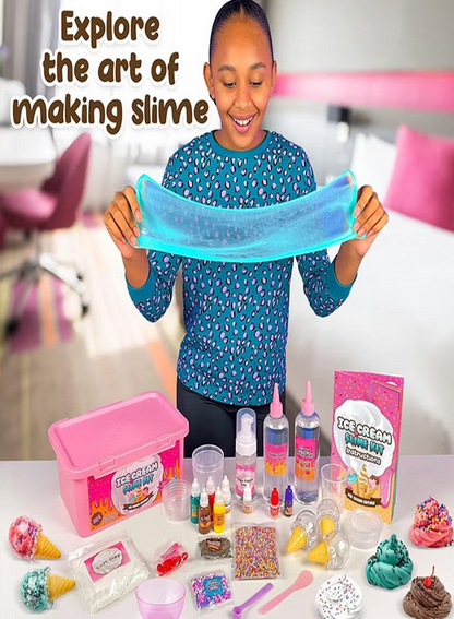 Ice Cream Slime Kit for Kids — 31 Accessories DIY Set stylotime.com