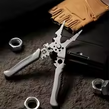 Pro Multifunction Wire Stripper & Crimper — Heavy Duty Electrician Pliers with Ergonomic Grip Stylotime