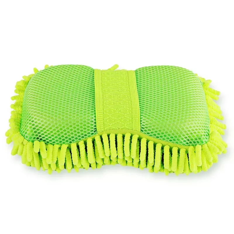 Premium Microfiber Car Wash Kit — Sponge, Detailing Brush, Washing Gloves & Towel Stylotime