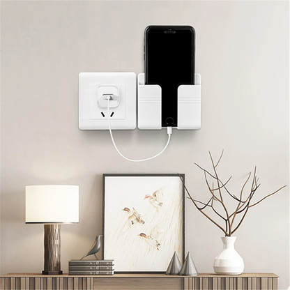 Wall Mounted Storage & Charging Organizer — Punch-Free Multi-Use Holder (1-4pcs) Stylotime
