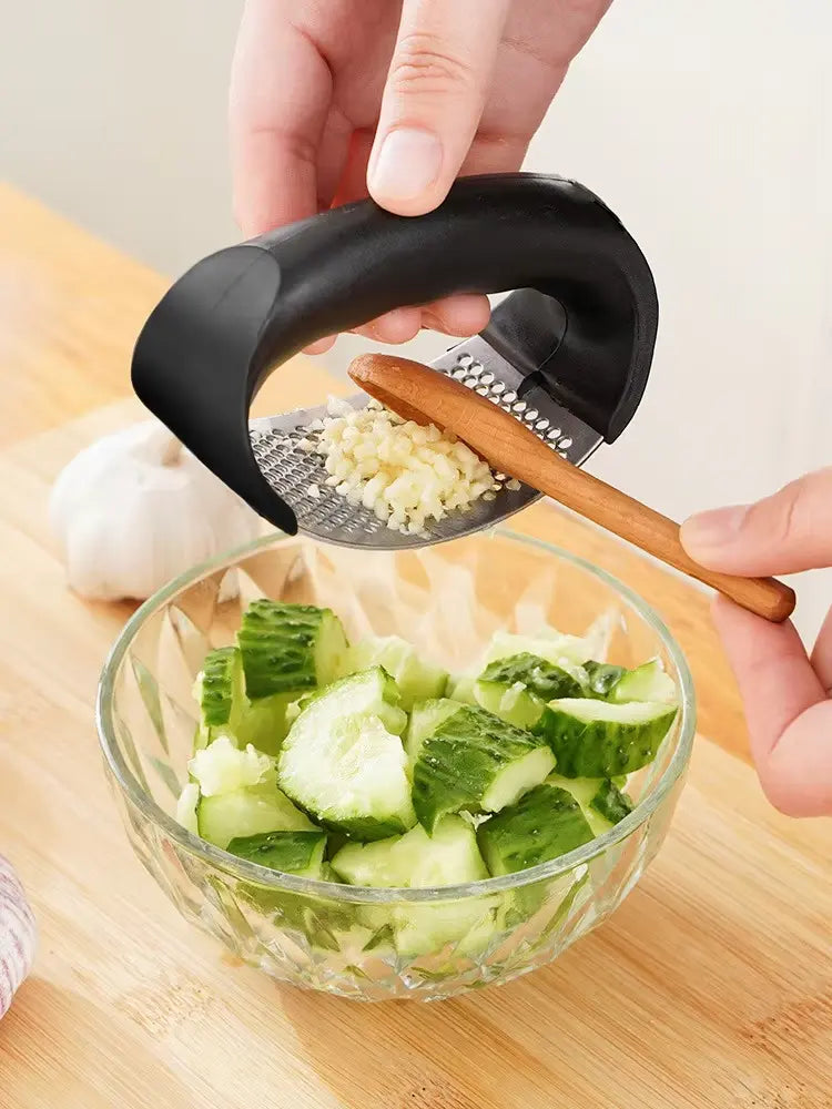 Stainless Steel Garlic Press Crusher Manual Garlic Mincer Chopping Garlic Tool Fruit Vegetable Tools Kitchen Accessories Gadget stylotime.com
